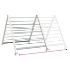 Stendibiancheria Vasca da Bagno Estensibile 53-90 cm Alluminio
