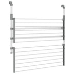 Stendino per Balcone 89x25x(60-95) cm in Alluminio