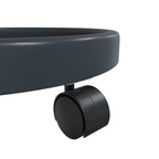 Carrelli per Piante con Ruote 2 pz Grigi Diametro 34 cm 35 kg