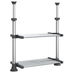 Ripiano da Cucina 50x25x(50-70) cm in Alluminio