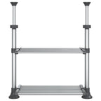 Ripiano da Cucina 50x25x(50-70) cm in Alluminio
