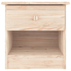 Comodino ALTA 41x35x41 cm in Legno Massello di Pino