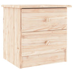 Comodino ALTA 41x35x41 cm in Legno Massello di Pino