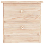 Comodino ALTA 41x35x41 cm in Legno Massello di Pino