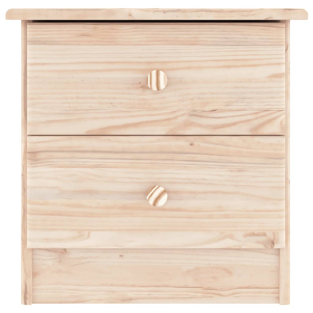 Comodino ALTA 41x35x41 cm in Legno Massello di Pino