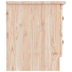 Comodino ALTA 41x35x41 cm in Legno Massello di Pino