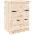 Comodino ALTA 41x35x55,5 cm in Legno Massello di Pino