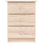 Comodino ALTA 41x35x55,5 cm in Legno Massello di Pino