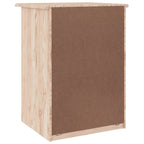 Comodino ALTA 41x35x55,5 cm in Legno Massello di Pino