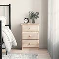 Comodino ALTA 41x35x55,5 cm in Legno Massello di Pino