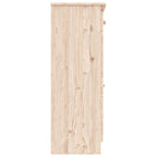 Scarpiera ALTA 77x35x96 cm in Legno Massello di Pino
