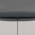 Armadio da Esterno Grigio e Nero 65x37x85 cm in PP