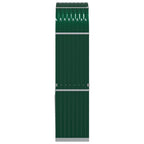 Portaceppi Verde 80x45x190 cm in Acciaio Zincato