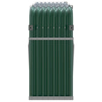 Portaceppi Verde 180x45x100 cm in Acciaio Zincato