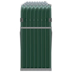 Portaceppi Verde 234x45x100 cm in Acciaio Zincato