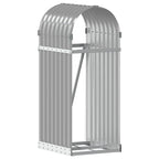 Portaceppi Grigio Chiaro 40x45x100 cm in Acciaio Zincato