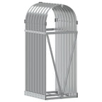 Portaceppi Grigio Chiaro 40x45x100 cm in Acciaio Zincato