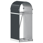 Portalegna Antracite 40x45x100 cm Acciaio Zincato