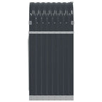 Portalegna Antracite 40x45x100 cm Acciaio Zincato