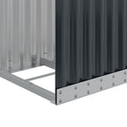 Portalegna Antracite 40x45x100 cm Acciaio Zincato