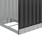 Portalegna Antracite 40x45x170 cm Acciaio Zincato