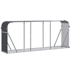 Portalegna Antracite 234x45x100 cm Acciaio Zincato