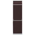 Portaceppi Marrone 40x45x170 cm in Acciaio Zincato