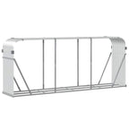 Portaceppi Argento 234x45x100 cm in Acciaio Zincato