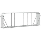 Portaceppi Argento 300x45x100 cm in Acciaio Zincato
