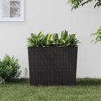 Fioriera con Interno Rimovibile Marrone 12 / 44 L PP Rattan