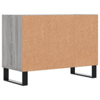 Mobile Porta TV Grigio Sonoma 69,5x30x50cm in Legno Multistrato