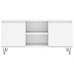 Mobile Porta TV Bianco 104x35x50 cm in Legno Multistrato