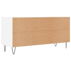 Mobile Porta TV Bianco 104x35x50 cm in Legno Multistrato