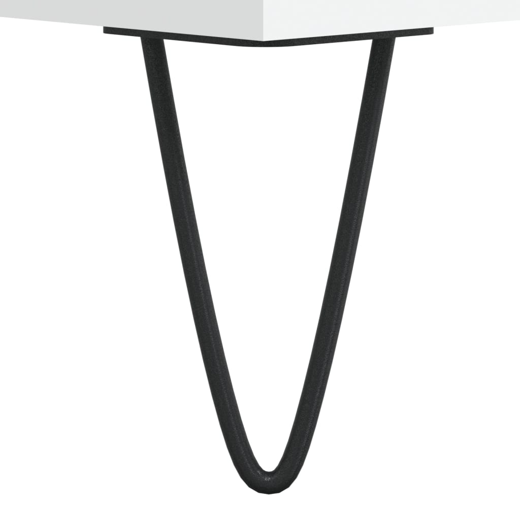 Mobile Porta TV Bianco 104x35x50 cm in Legno Multistrato