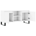 Mobile Porta TV Bianco 104x35x50 cm in Legno Multistrato