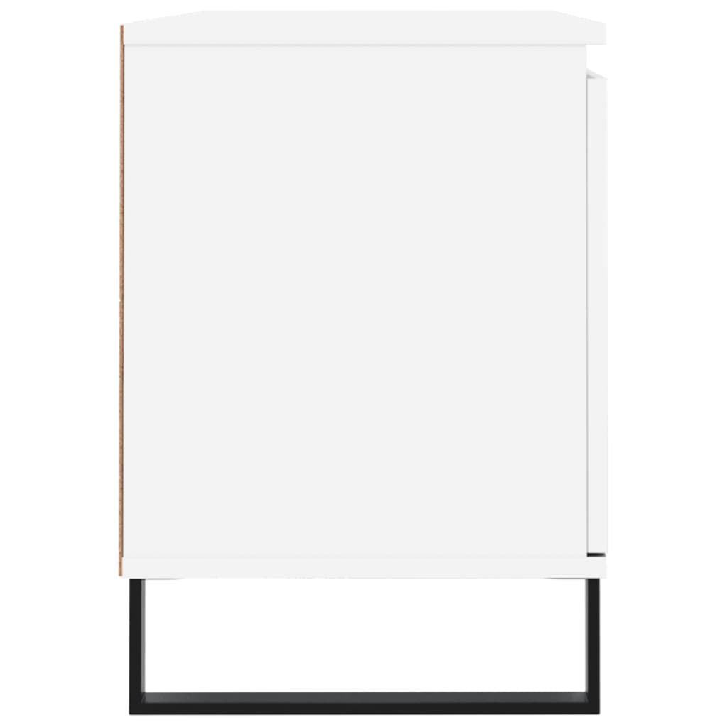 Mobile Porta TV Bianco 104x35x50 cm in Legno Multistrato