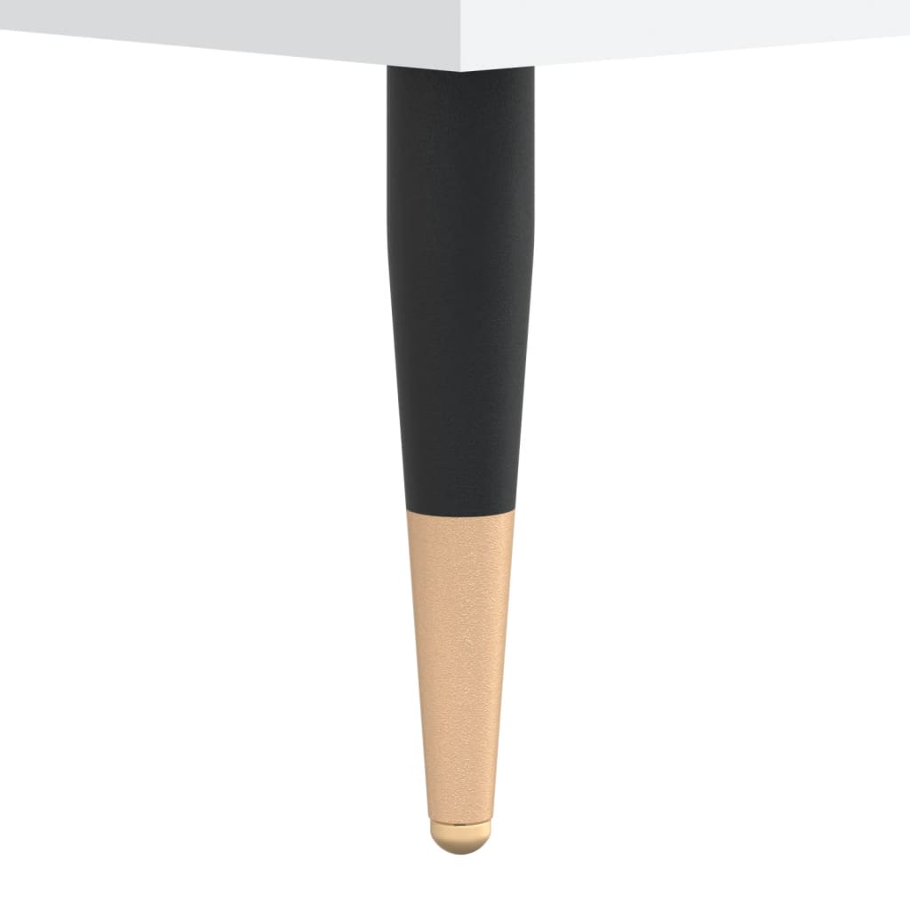 Comodini 2 pz Bianchi 40x35x47,5 cm in Legno Multistrato