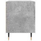 Comodino Grigio Cemento 40x35x47,5 cm in Legno Multistrato