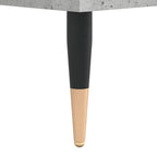Comodino Grigio Cemento 40x35x47,5 cm in Legno Multistrato