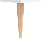 Comodini 2 pz Bianchi 40x35x47,5 cm in Legno Multistrato