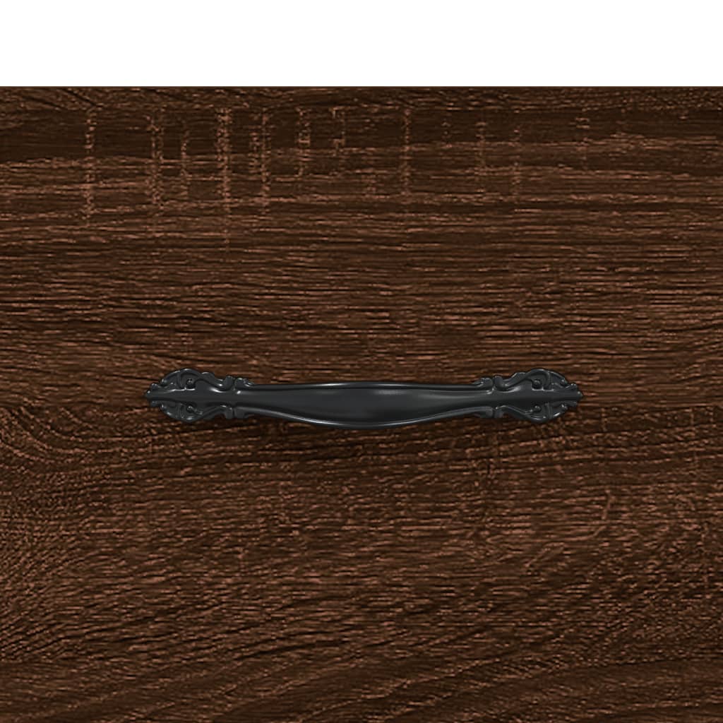 Comodino Rovere Marrone 40x35x47,5 cm in Legno Multistrato