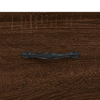 Comodino Rovere Marrone 40x35x47,5 cm in Legno Multistrato