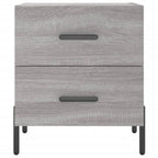 Comodino Grigio Sonoma 40x35x47,5 cm in Legno Multistrato