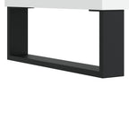 Comodino Bianco 40x35x47,5 cm in Legno Multistrato