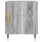 Comodini 2 pz Grigio Sonoma 40x40x50 cm in Legno Multistrato