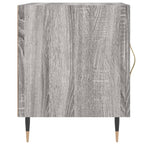 Comodini 2 pz Grigio Sonoma 40x40x50 cm in Legno Multistrato