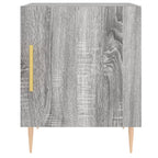 Comodino Grigio Sonoma 40x40x50 cm in Legno Multistrato