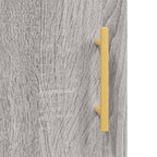 Comodino Grigio Sonoma 40x40x50 cm in Legno Multistrato