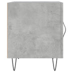 Comodini 2 pz Grigio Cemento 40x40x50 cm in Legno Multistrato
