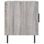 Comodini 2 pz Grigio Sonoma 40x40x50 cm in Legno Multistrato